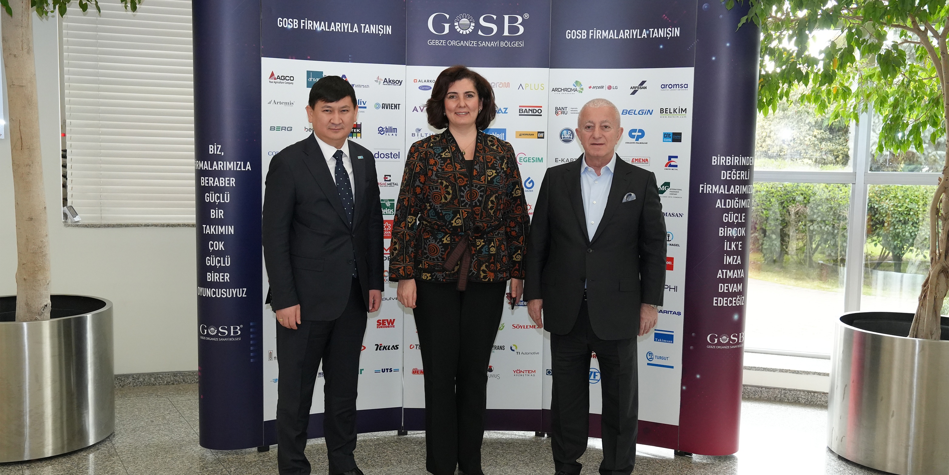 Kazakistan İstanbul Başkonsolosu Nuriddin Amankul'un GOSB Ziyareti